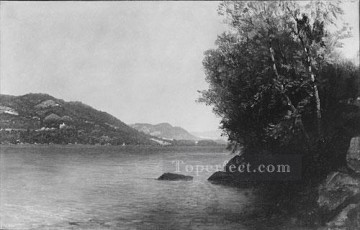 ジョン・フレデリック・ケンセット Painting - ジョージ湖の回想 ルミニズムの海の風景 ジョン・フレデリック・ケンセット